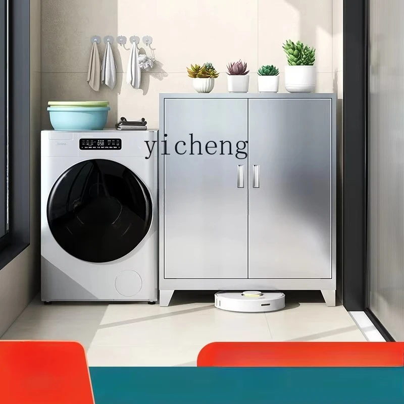 TP-29  Balcony storage cabinet Sunscreen waterproof household floor locker Multi-layer large-capacity storage cabinet