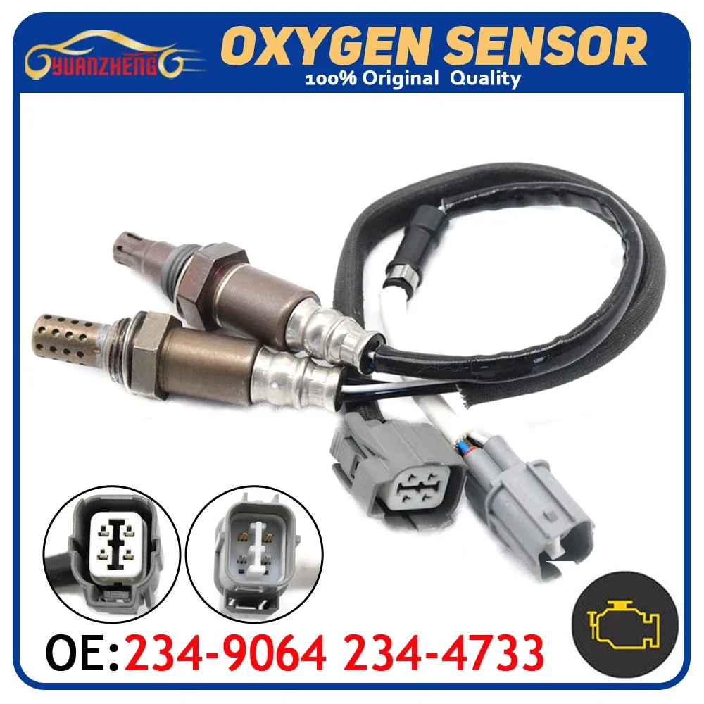 2pcs Car Upstream & Downstream Air Fuel Ratio Lambda O2 Oxygen Sensor 234-9064 234-4733 Fit For Honda Element L4 2.4L 2003-2011