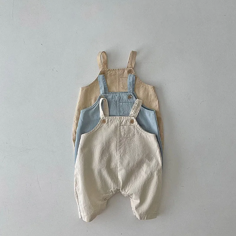 0-2Y Baby Overalls Toddler Girls Rompers Infant Jumpsuits Baby GIrls Overalls