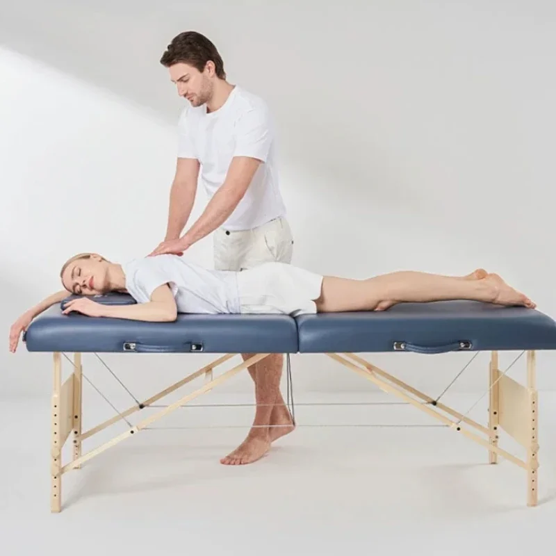 

Massage Lounger Furniture Professional Chiropractic Bed Aesthetic Stretchers Tattoo Lit Pliant Folding Table Salon Chairs Thai