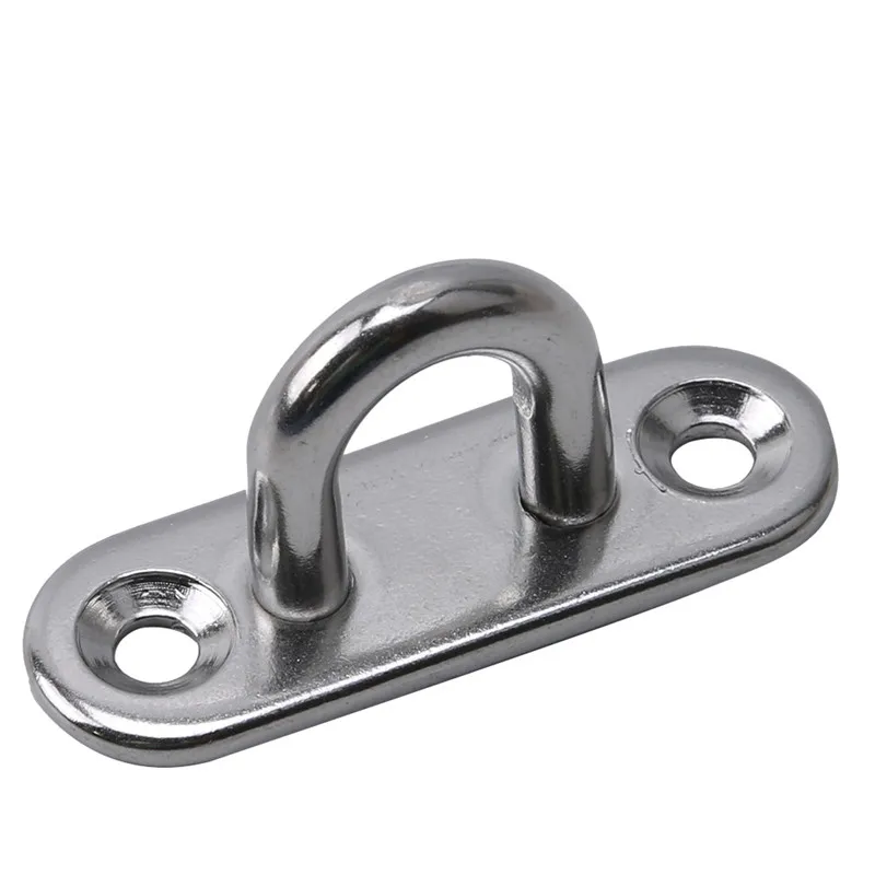 

Hook Eye Plate Heavy Duty Stainless Steel U-Shaped Door Buckle Ceiling Hook Trapeze Hook Marine Hardware Accessories