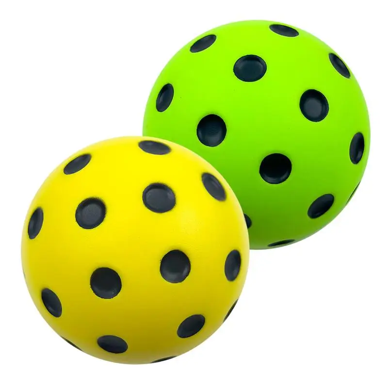 

74mm Silence Ball Indoor Pickleball Foam Ball Bounce Pickleball Accessories Soft No Noise Indoor Noiseless Practice foam Ball
