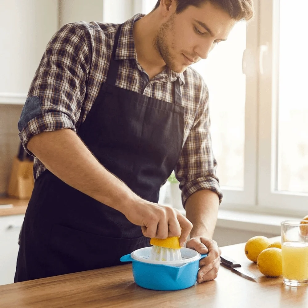 Multifunctional Hand Press Manual Juicer Plastic Detachable Hand Lemon Squeezer Stable Juice Extractor Citrus Juicer Cooking