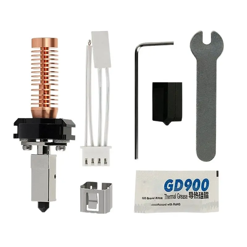 

ABBG-AD5M For Heating Kit 280℃ Hotend 3D Printer Hot End Printing Replacement Head With Hardened Steel Nozzle Assembly Component