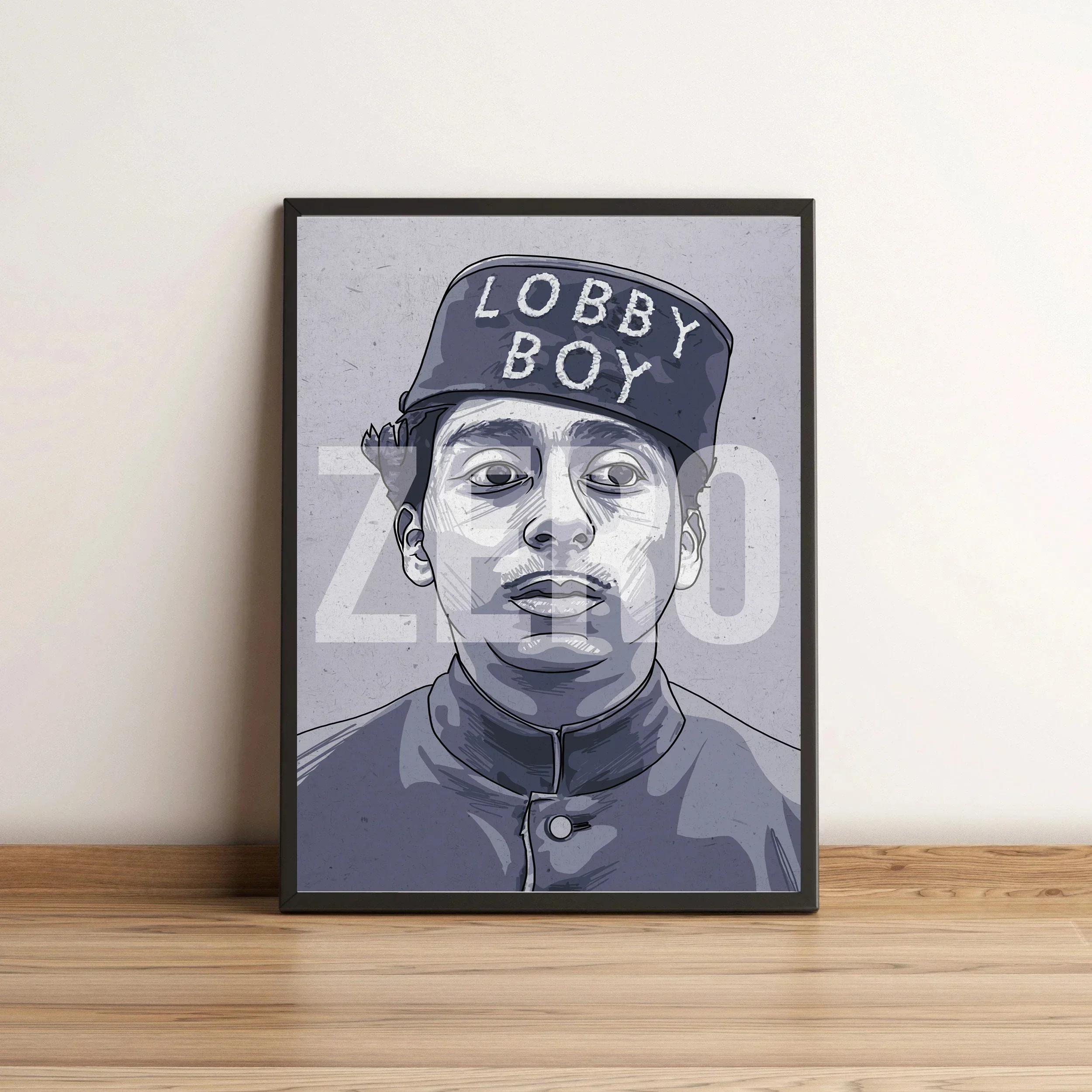 قماش اللوحة الفيلم الكلاسيكي فندق جراند بودابست المشارك يطبع صور فنية للجدران لديكور غرفة المعيشة #5