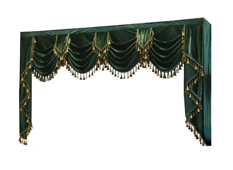 Nordic Olive Green Velvet Curtain for Living Room, Bedroom, Solid Color, Window Shiding, Treatment, Home Decoration