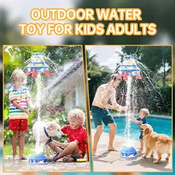 Lanzador de agua a presión infantil para jardín y exterior