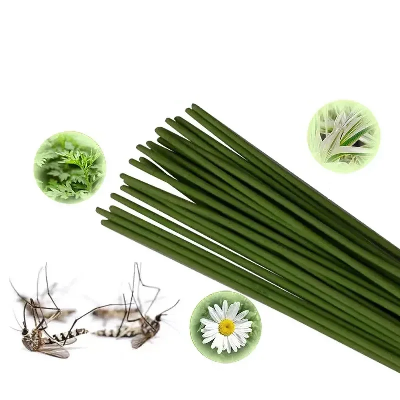 30PCS/ Box Mosquito Repellent Incense Stick Safe Natural Outdoor Bug Preventor For Garden Camping Flies Cockroaches Pests Repell