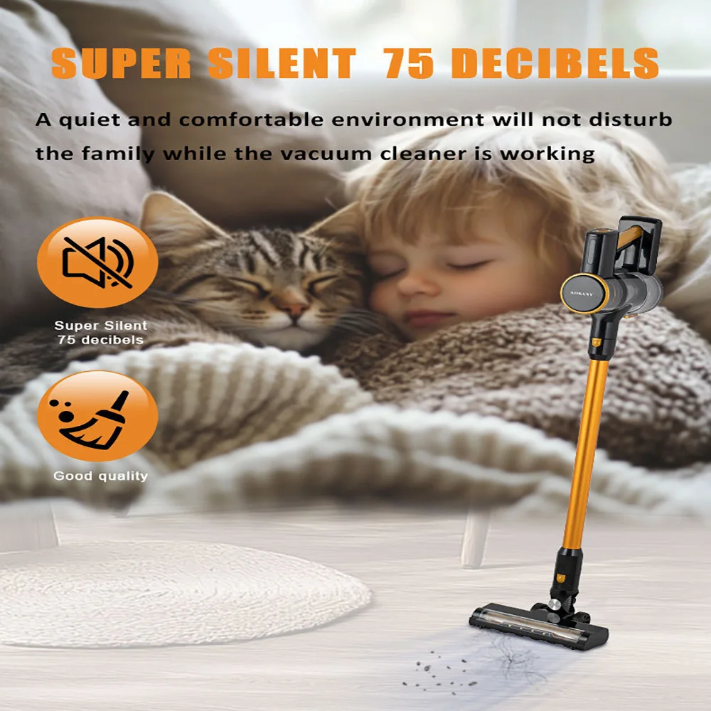 Home Cordless Vacuum Cleaner - Handheld & Multi-Surface Heavy Duty Cleaning Machine for Carpet, Floors, Windows and Cars