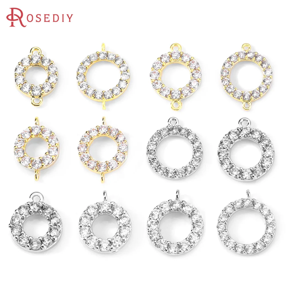 4PCS Brass And Zirc… - image