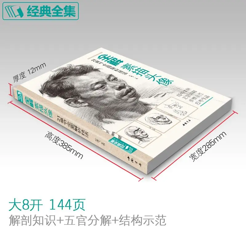 Classic Complete Works, Full Solution Sketch Avatar Character Copy Book Structure Block Depth Analysis Tutorial Sketching Life