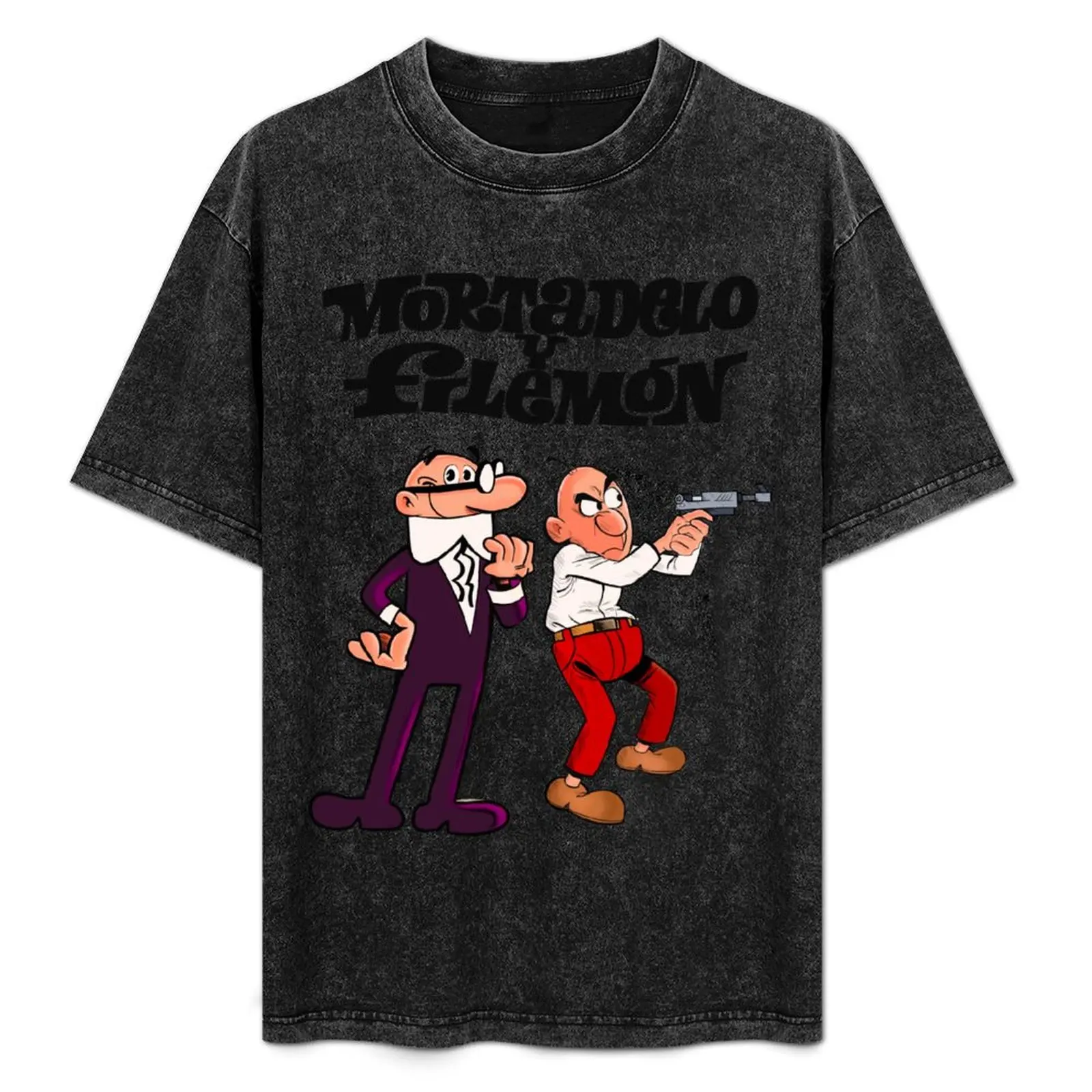 

Mortadelo y Filemon T-Shirt Durable Work Wear T-Shirt