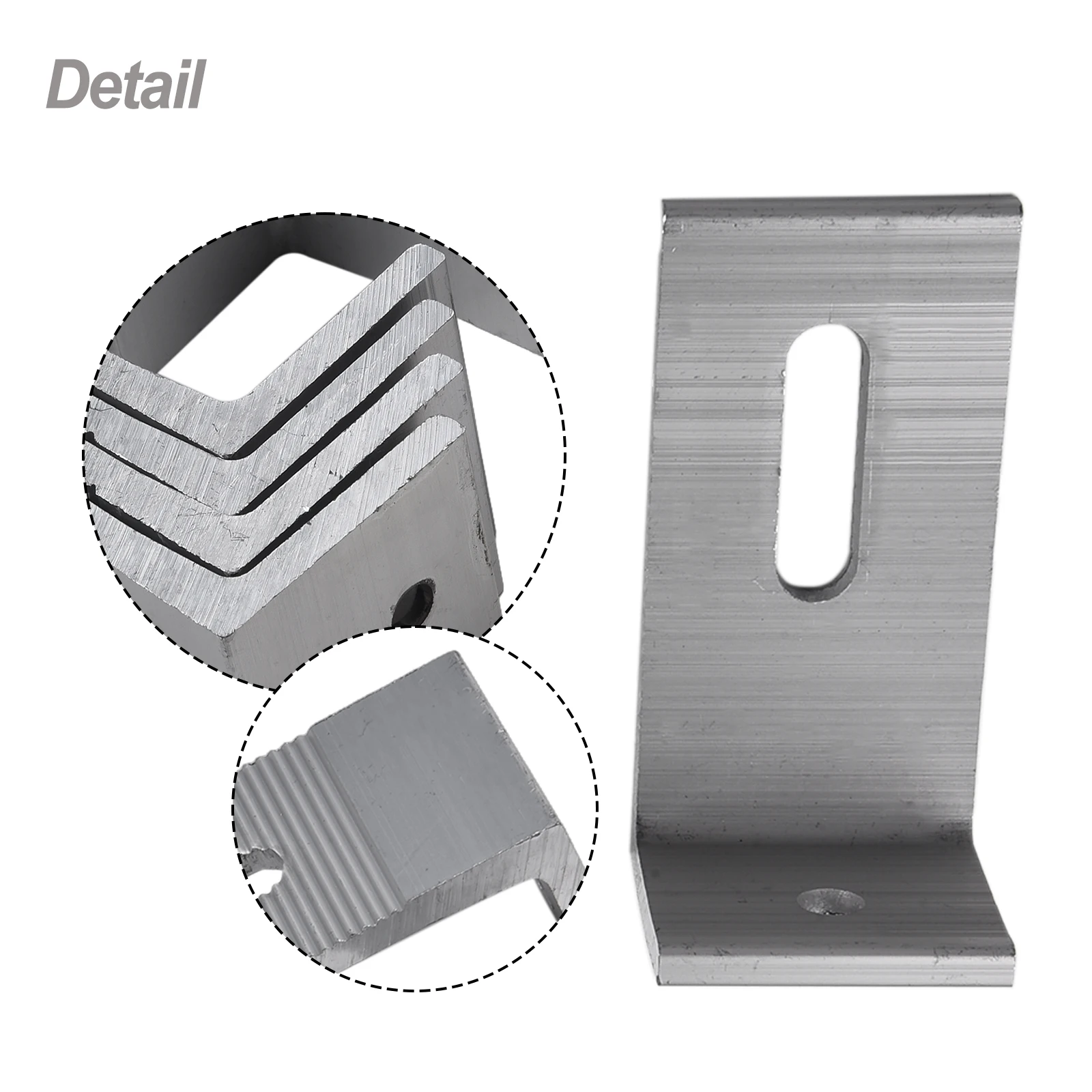 48 PCS Aluminum Alloy Solar Connector 90 Degree Angle for PV Aluminum Rail Cross Connection Supporting Reliable Solar Assemblies