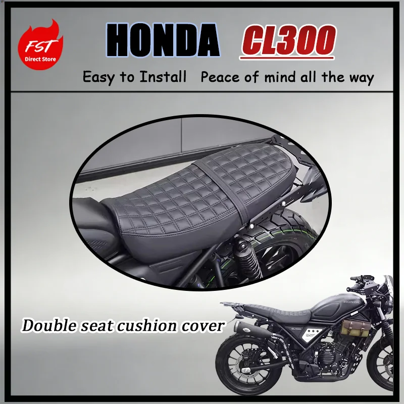 For CL300 Vintage Dual Seat Cover Thickened for Enhanced Comfort Modified Accessory Comfortable Seat Cover