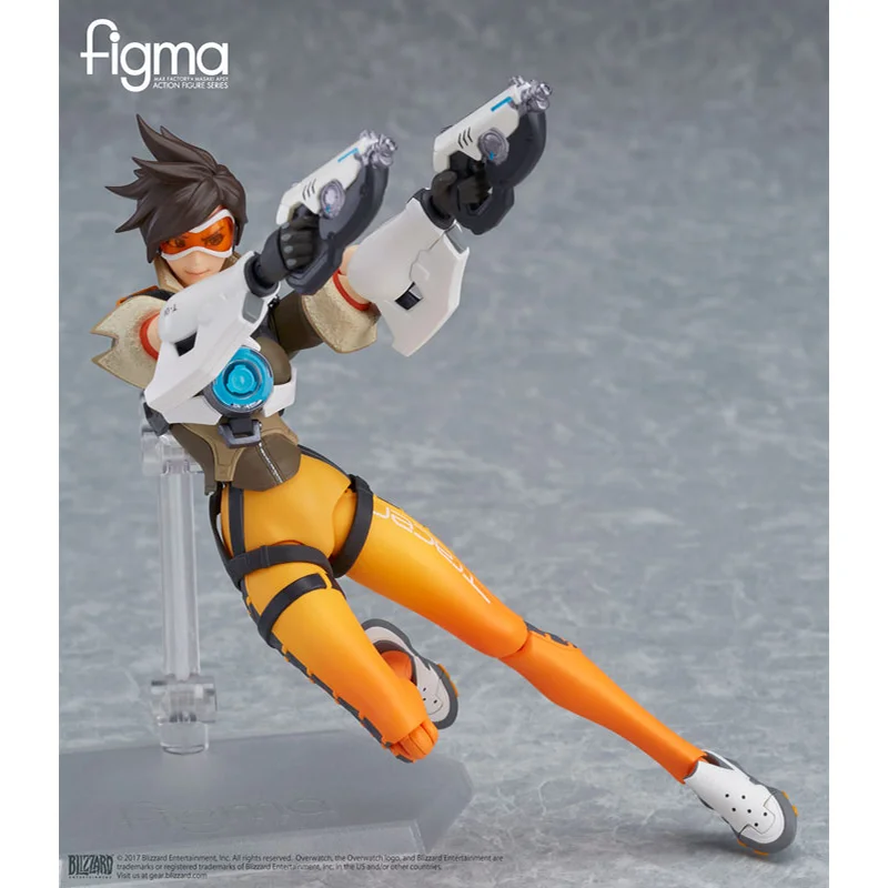 100% Original Figma Tracer Action Figure, PVC Model, Japan