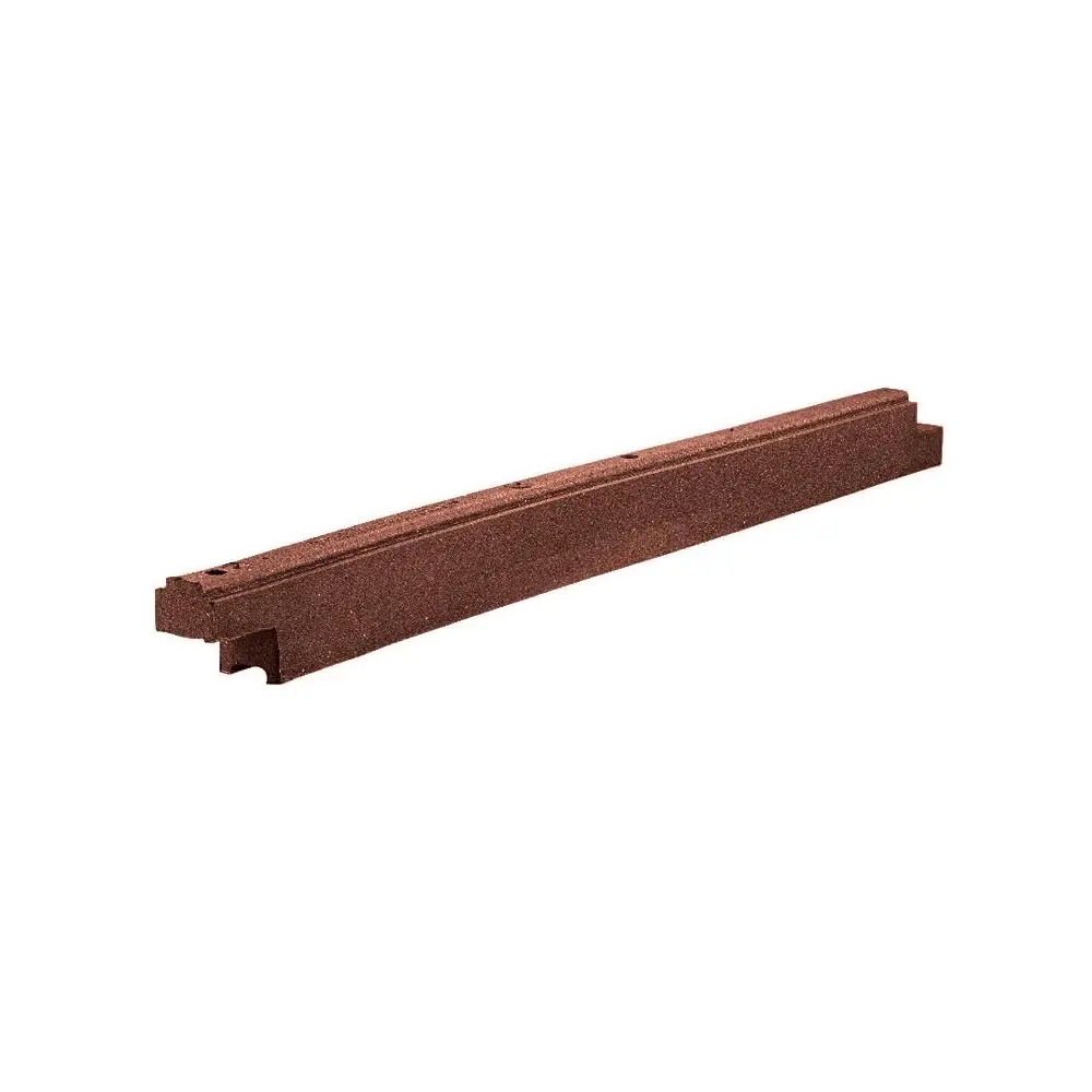 

Rubber Playground Border Edging Kit, 6 Flexible Heavy Duty Rubber Interlocking Playground Timber, No Dig Easy to Install Neutra