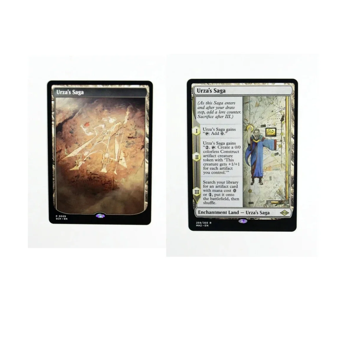 Urza\'s Saga Holo TCG 마법 카드 프록시 게임, 블랙 최고 품질 프록시, 보드 게임 트레이딩 카드 프록시