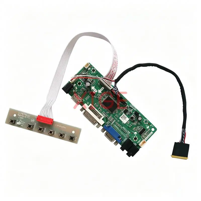 For HSD101PHW1 LP101WH1 M101NWN8 HT101HD1 Controller Board Kit 1366*768 HDMI+DVI+VGA Laptops Monitor Screen 1366x768 40 Pin LVDS
