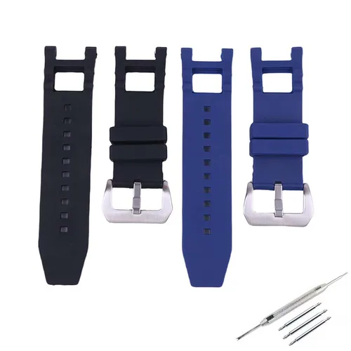 Imagen 1 del producto Correa de reloj de goma para hombre, accesorios compatibles con Invicta, pulsera de silicona resistente al agua para mujer, cadena de reloj serie 6981 ProDiver