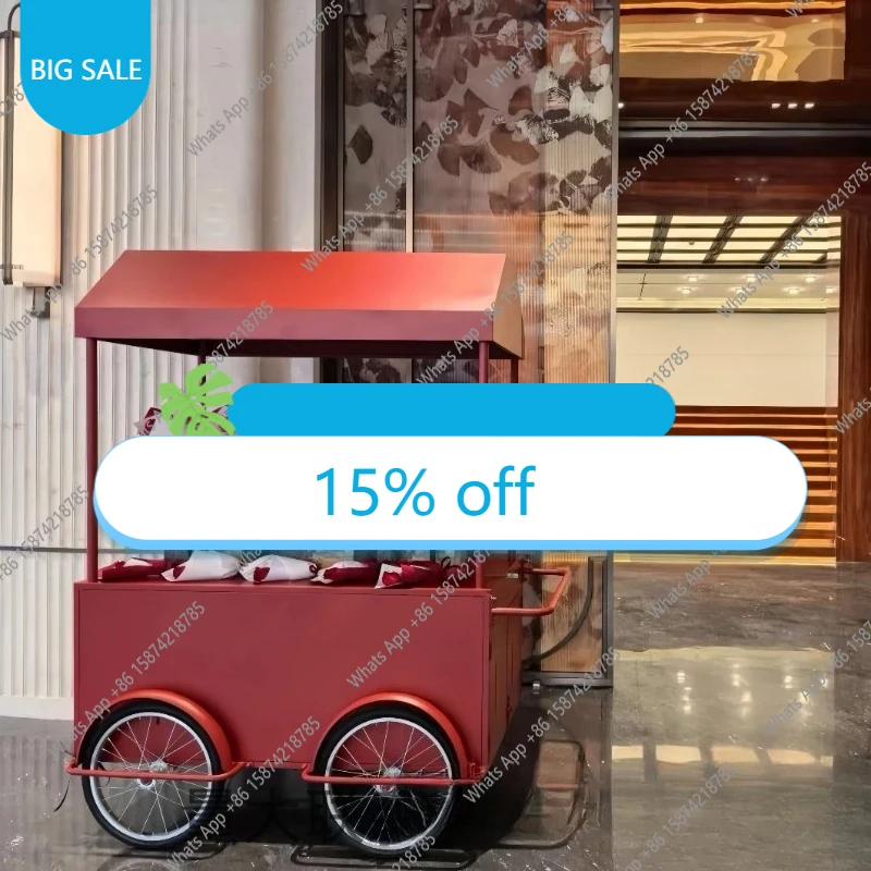 

XS Shopping Mall Snack Cart, Movable Food Truck, Stall Cart, Coffee And Bread Promotion Cart At The Entrance Of The Store, Popco