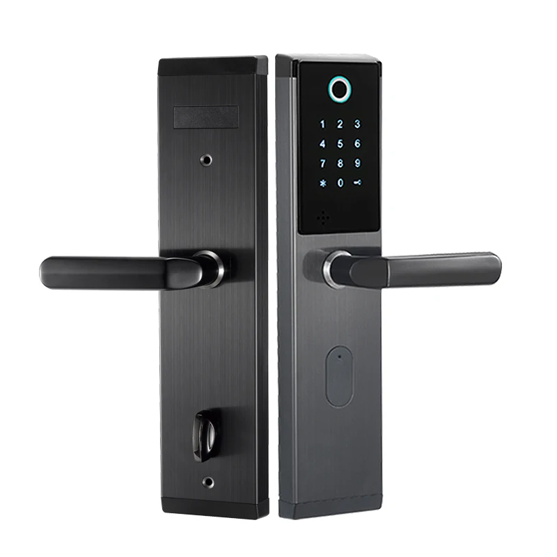 Intelligent electronic intelligent biometric door lock digital keyboard fingerprint lock