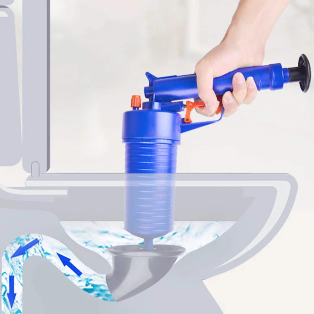 Air Power PIPE Plunger 4 ขนาด Suckers ท่อระบายน้ําอุดตันเครื่องมือท่อขุดลอกเครื่องมือสําหรับห้องครัวห้องน้ํา Dredge ท่อ
