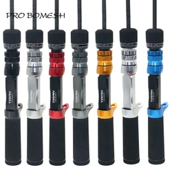 Pro Bomesh 1 Set Aluminum Casting Reel Seat Handle Kit Metal Trim DIY Trout Fishing Rod Building Accessory