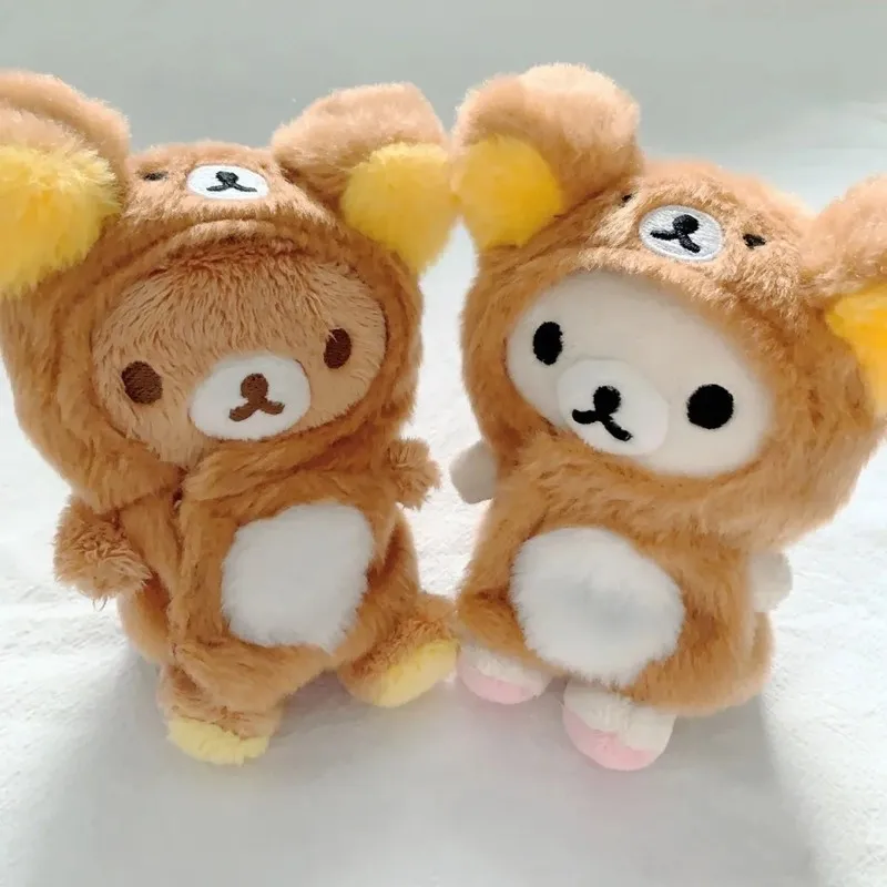 Cape de poupée japonaise Kawaii Rilakkuma de 10cm, accessoire de vêtements de poupée en fourrure mignonne pour poupées Rilakkuma Ss de 10cm, article de jouet populaire