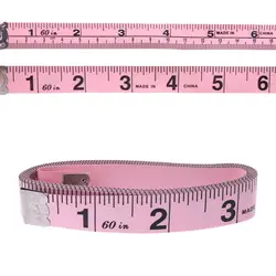 Pink Tape Measure Body Measurement Sewing Tailor Craft Vinyl Ruler 60-Inch/150cm Weight Loss Me-dical Clothing Making