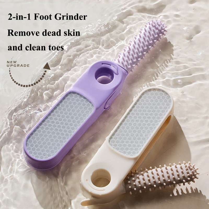 

2 in 1 Hand Foot File for Removing Dead Skin Scrubbing the Gaps Between the Toes Pedicure Nano Glass Foot Grinder Foot Care Tool