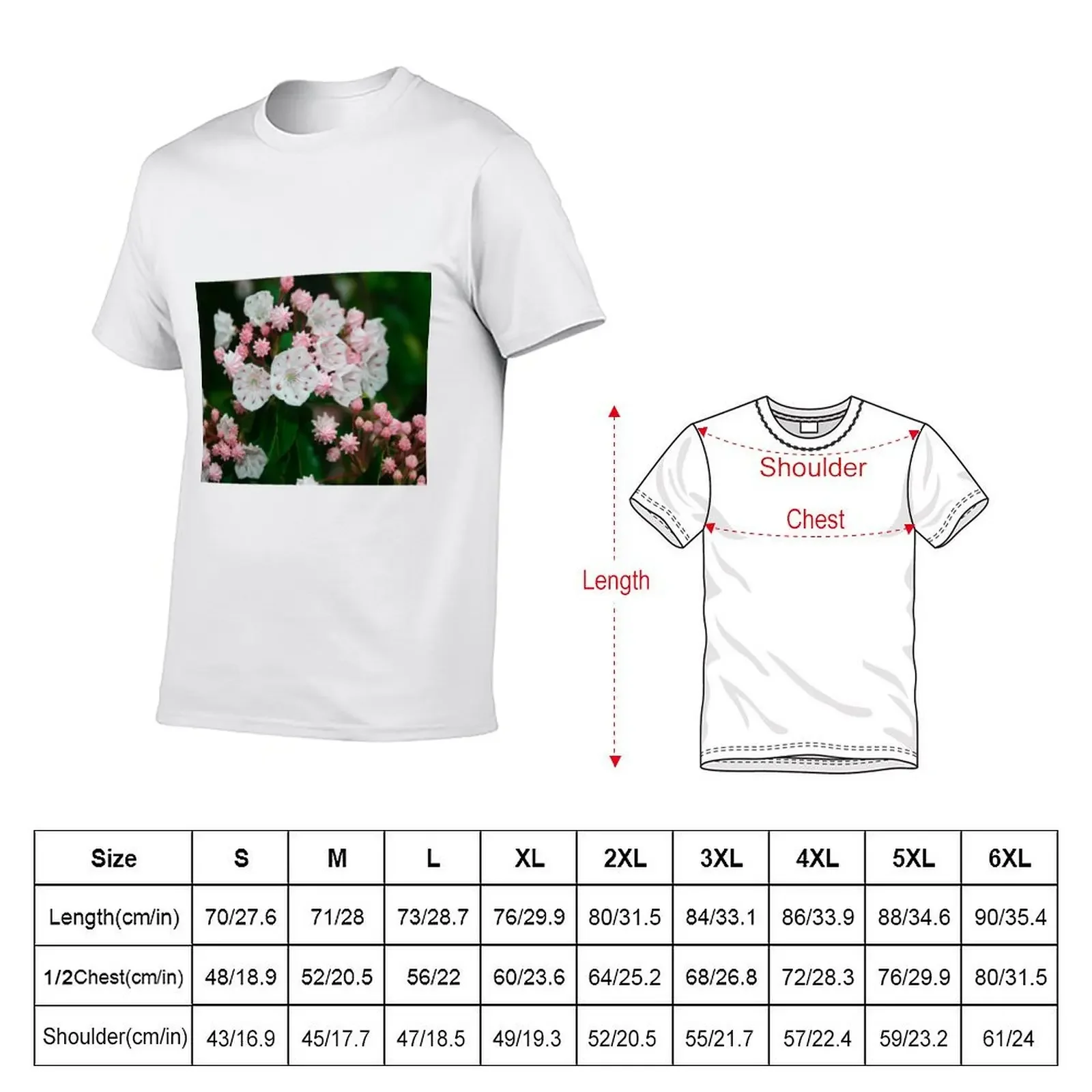 Mountain Laurel T-shirt customizeds sublime clothes for men