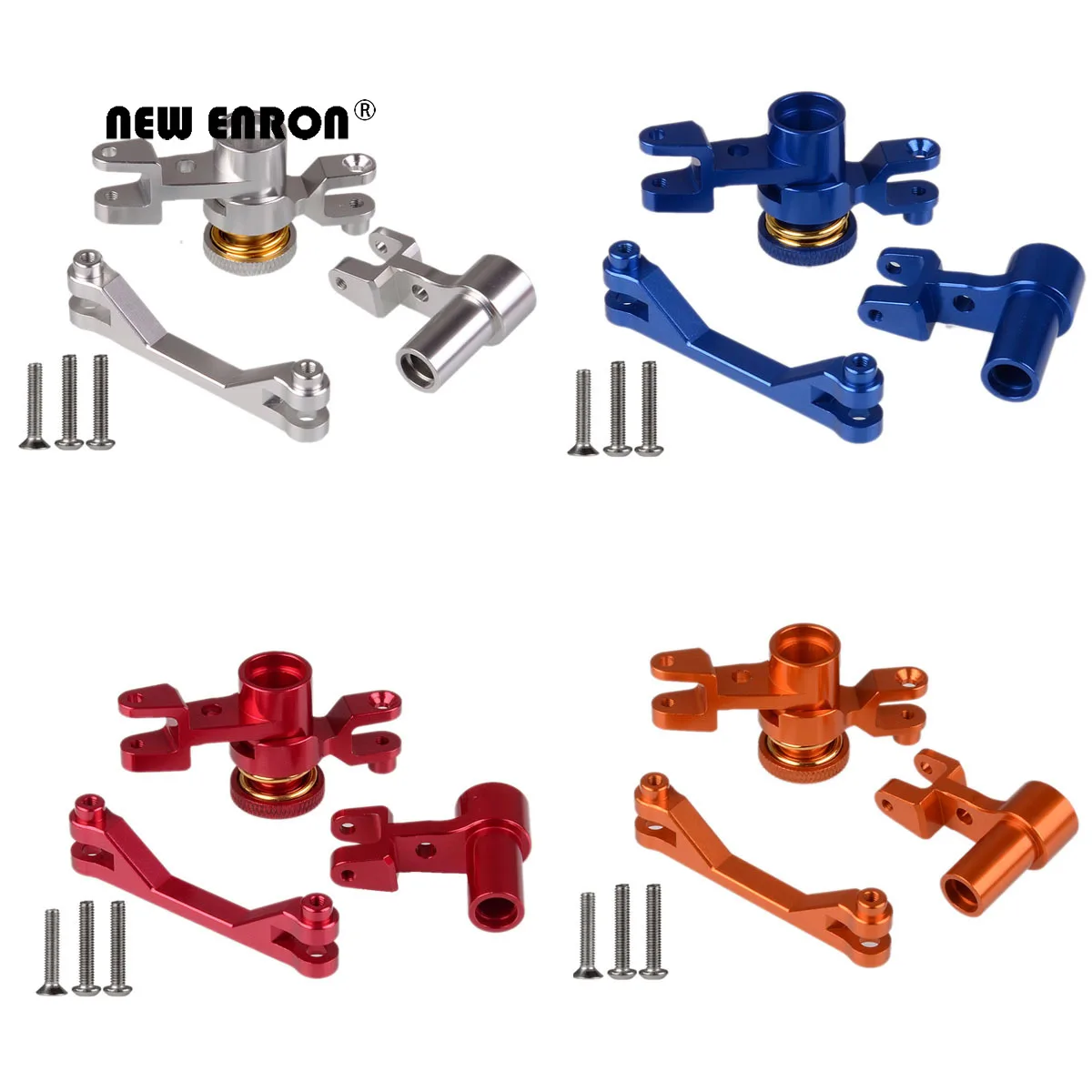 

NEW ENRON Aluminum Alloy Servo Steering Assembly Set #8543 for RC Car Traxxas 1/7 Unlimited Desert Racer UDR 85076-4 85086-4