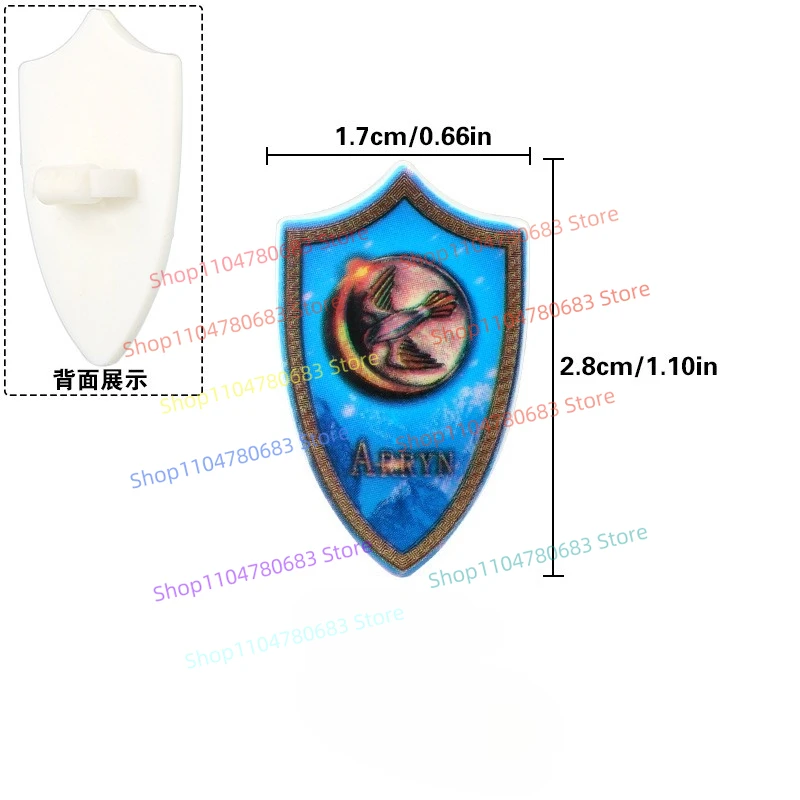 MOC Nuovo Building Block Doll Mini Doll Shield Gradiente Stampa stereo Collezione di ornamenti regalo giocattolo