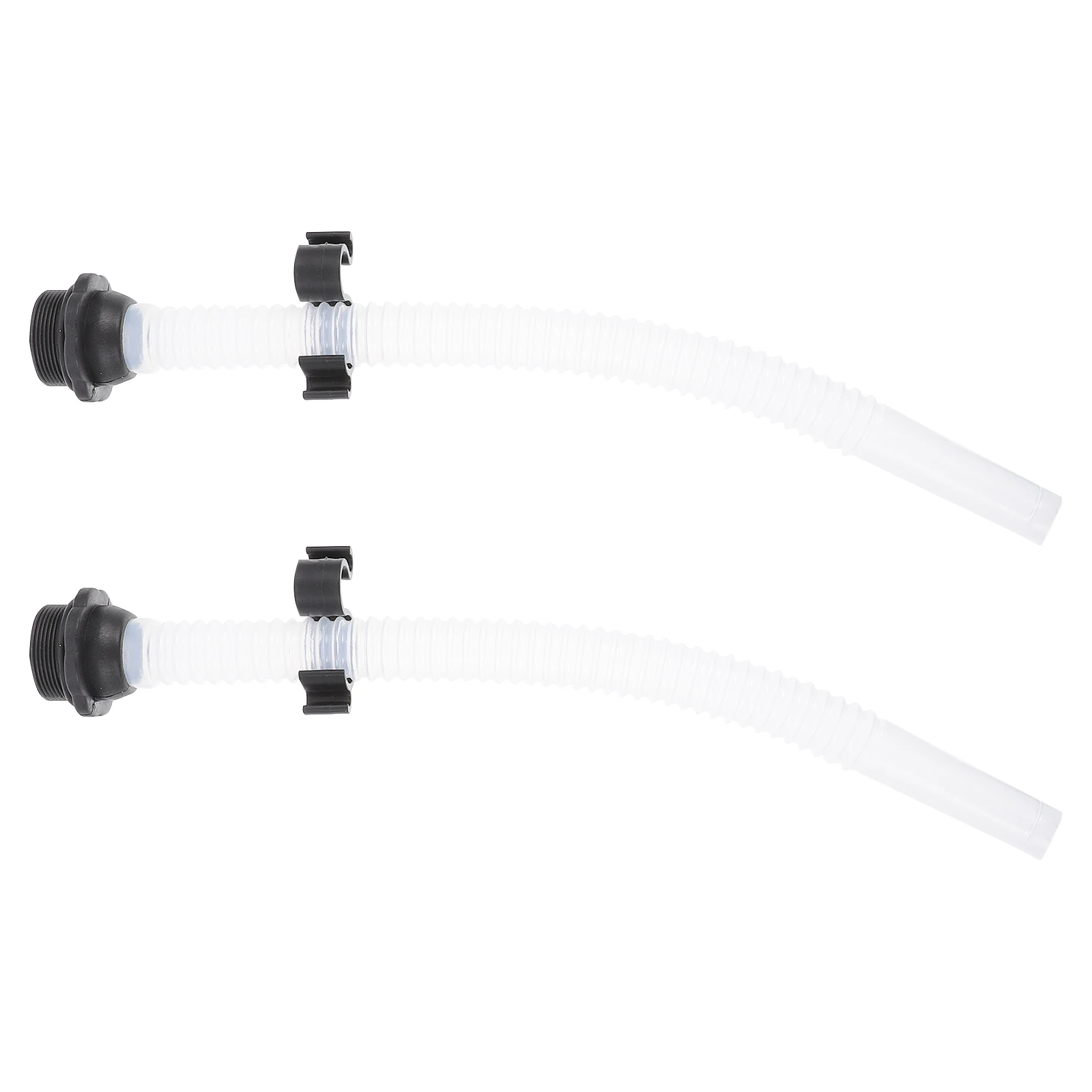 

2pcs Plastic Oil Pourer Flexible Fuel Can Spout Nozzle for Gas Container High Hardness No Leakage