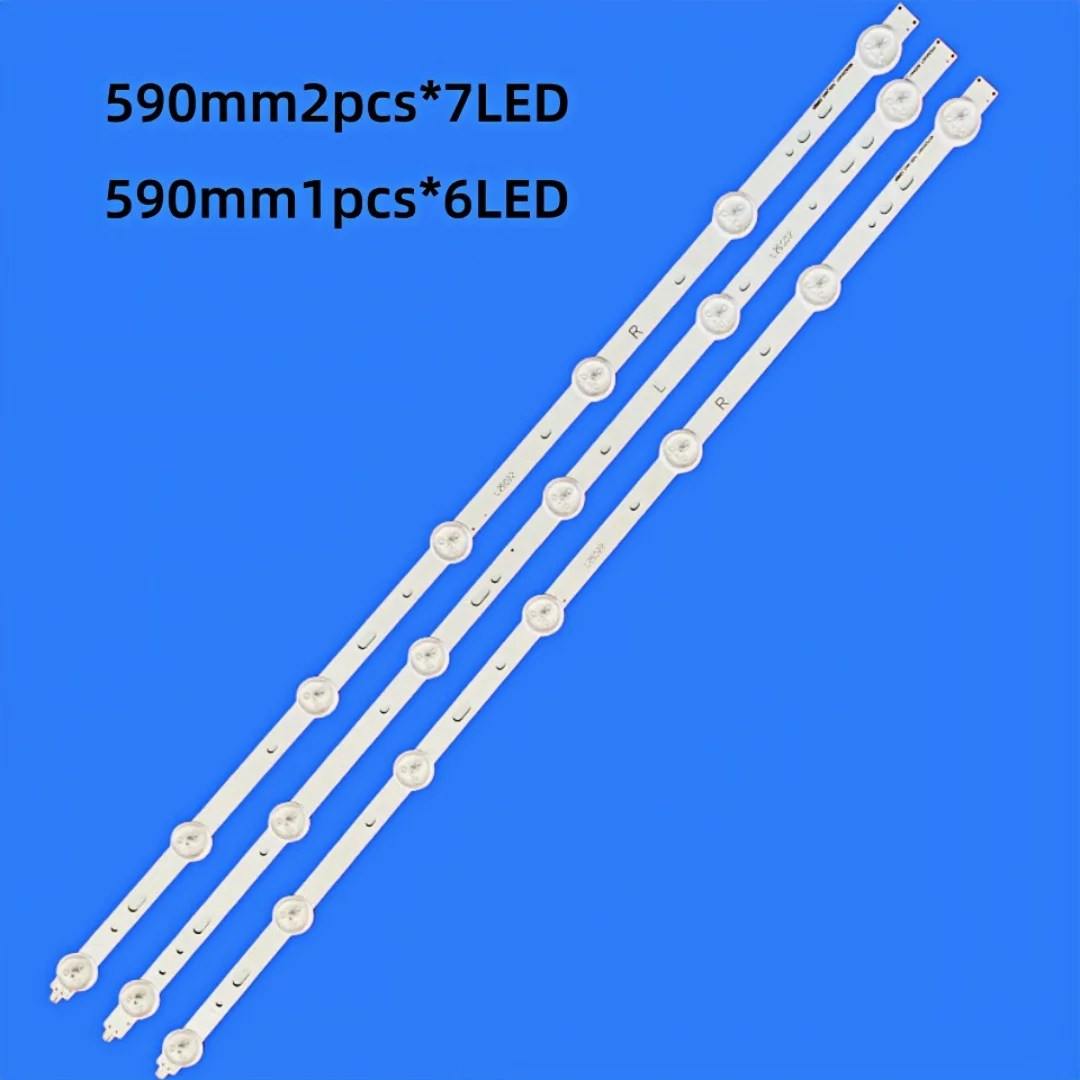 3pcs 6LED/7LED 590mm LED backlight strip for 32W1333B 32L2200U SVS320AD7 SVS320AA6 LTA320AP33 LC-32LD135K 32/122T LC-32LD135V