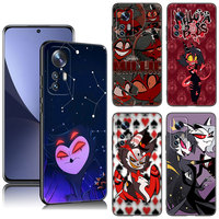 Anime H-Helluva Boss Phone Case For Xiaomi Mi 9 SE 8 10 10T 11 12 13 Lite 9T 11T 12S 12T 13T Pro 5G 11i 12X Black Silicone Cover