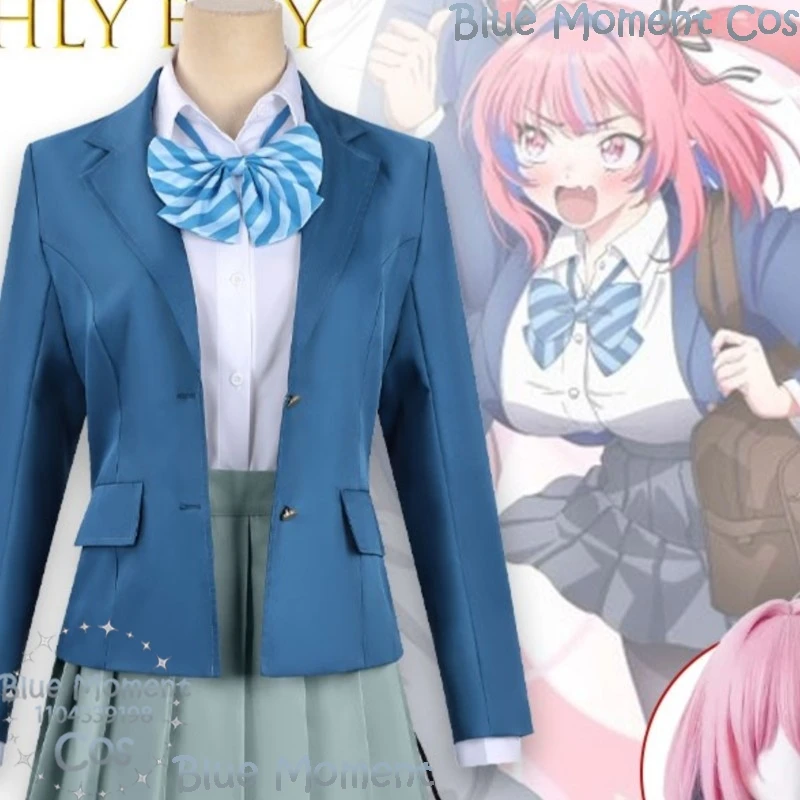 

Mistress Kanan Is Devilishly Easy Kōketsu Kanan Cosplay Costume Anime School Uniform Full Set Female Roleplay Festival Comic Con