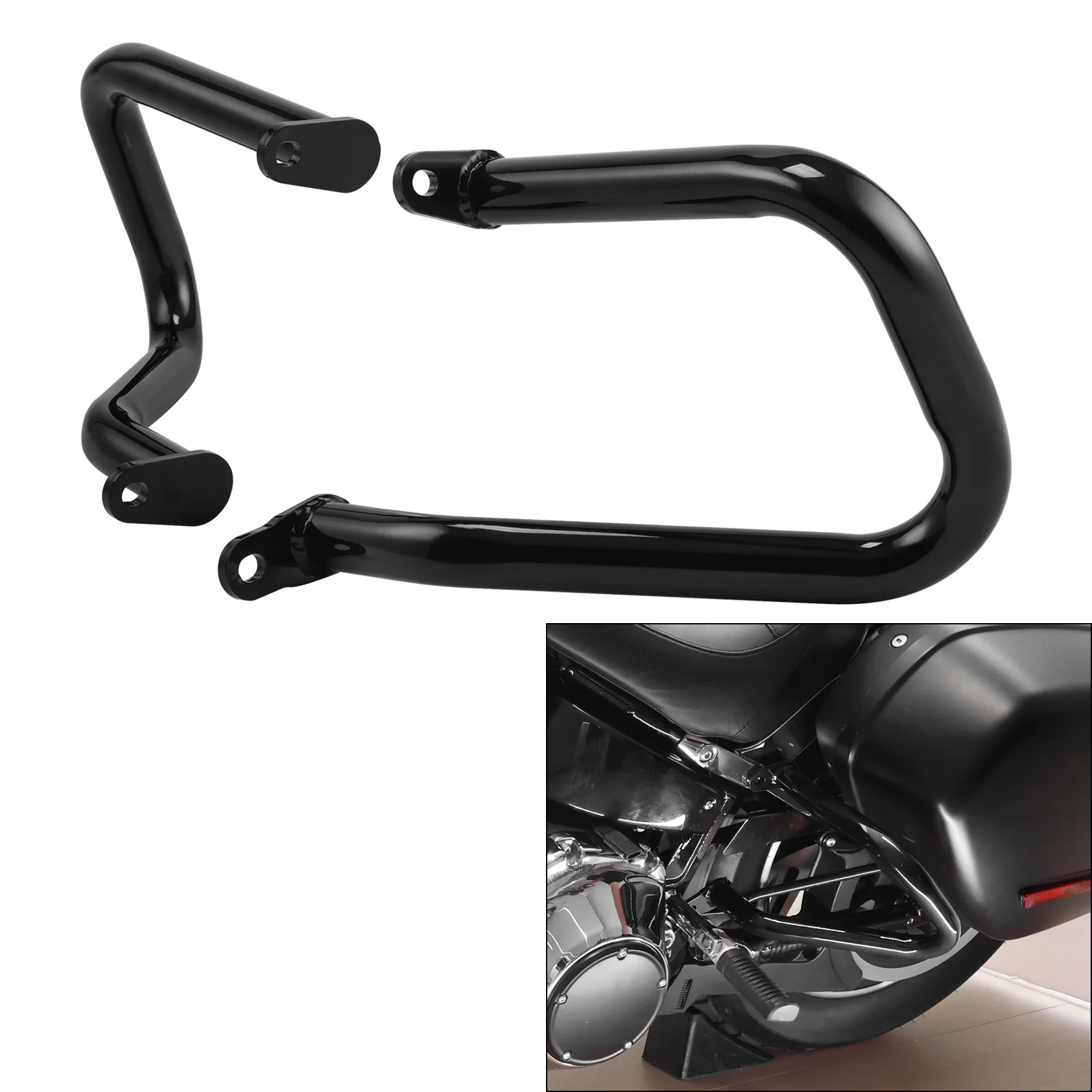 Saddlebag Support Guards Fit For Harley Sport Glide FLSB 2018-2025 2024 2023 2022 Motorcycle