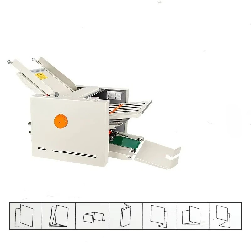 Metal 220V 1 Year Warranty Automatic New Paper Folder Leaflet Folding Machine