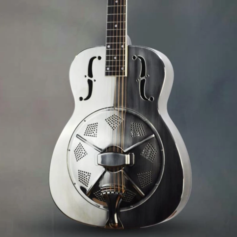 Resonator Metal Slider Transmission Guitar