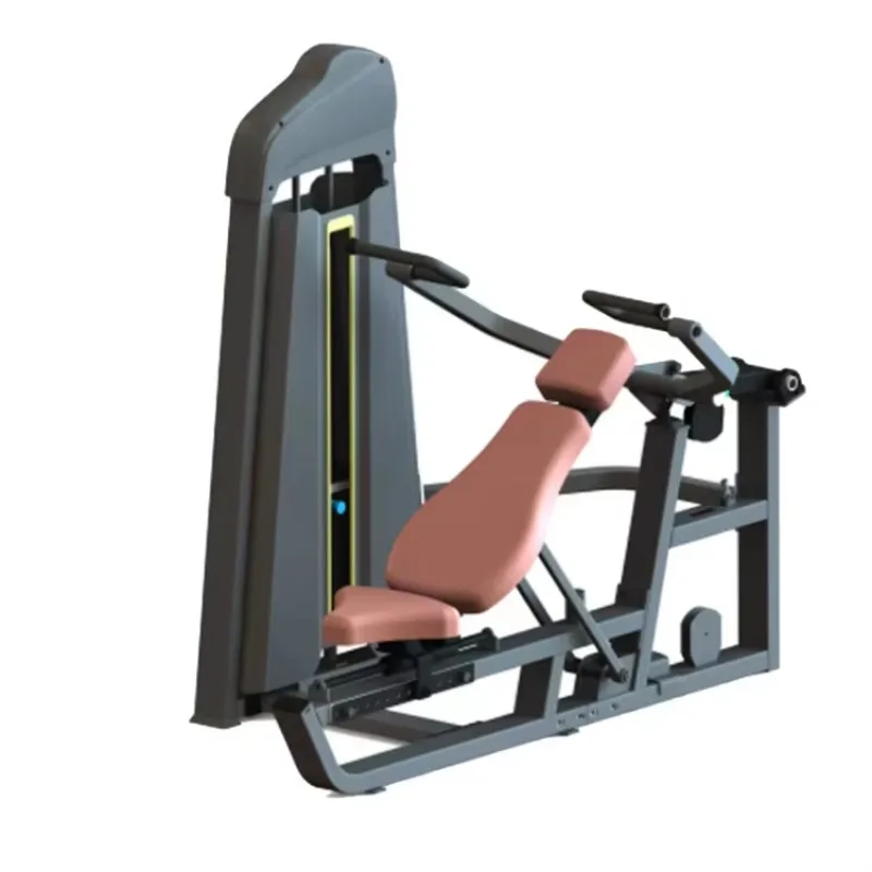 

Commercial Dual-Function Steel Trainer, Adjustable Seated Push-Up & Shoulder Lift Two-in-One Machine