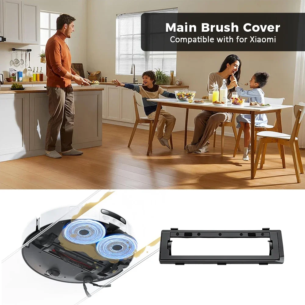 Vacuum Cleaner Rolling Brush Brush Cover Main Brush Guard Parts For Xiaomi Robot Vacuum S40 Pro OV71GL/5C OV42CN /H50 /H50 Pro