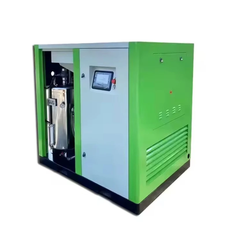 380V Rotary Screw Type Diving Top 10 Air Cooled AC Power Water Lubricated Air End Stone Drilling Machine 100 Liter