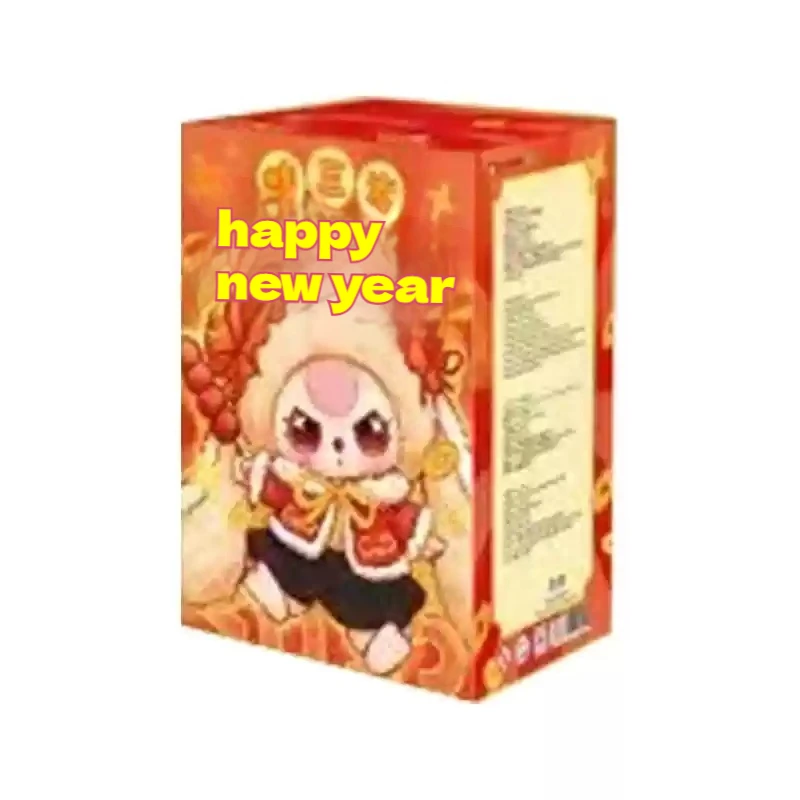 

New Baby Three Year Old Year'S Eve Series Vinyl Doll Blind Box Toys Cute Cartoon Baby Three Genuine Ornament Doll Gift For Kids