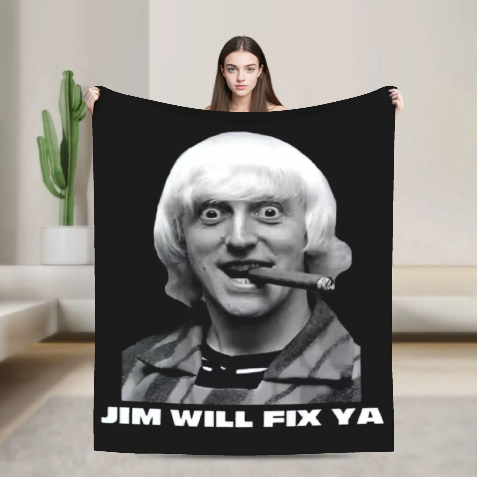 Mantas de felpa Jimmy Savile, increíbles mantas decorativas para el hogar, tapete de 200x150 cm