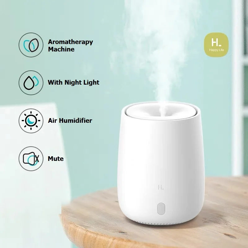 MIjia HL Air Humidifier Aroma Diffuser Ultrasonic Cool Mist Maker Fogger Essential Oil Difusor Led Night Light Home-Appliance