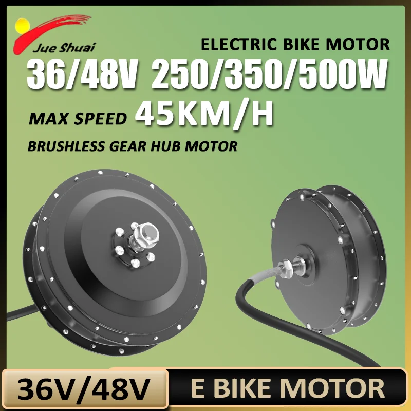 36V/48V 250W 350W 500W Brushless Gear Drive Motor 20