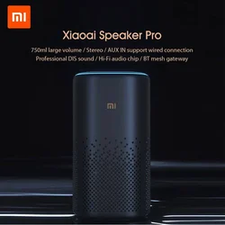 Original Xiaomi Xiaoai Pro Speaker AI Bluetooth HiFi Audio Wireless Mesh Gateway Stereo Infrared Control Mi Speaker APP Control