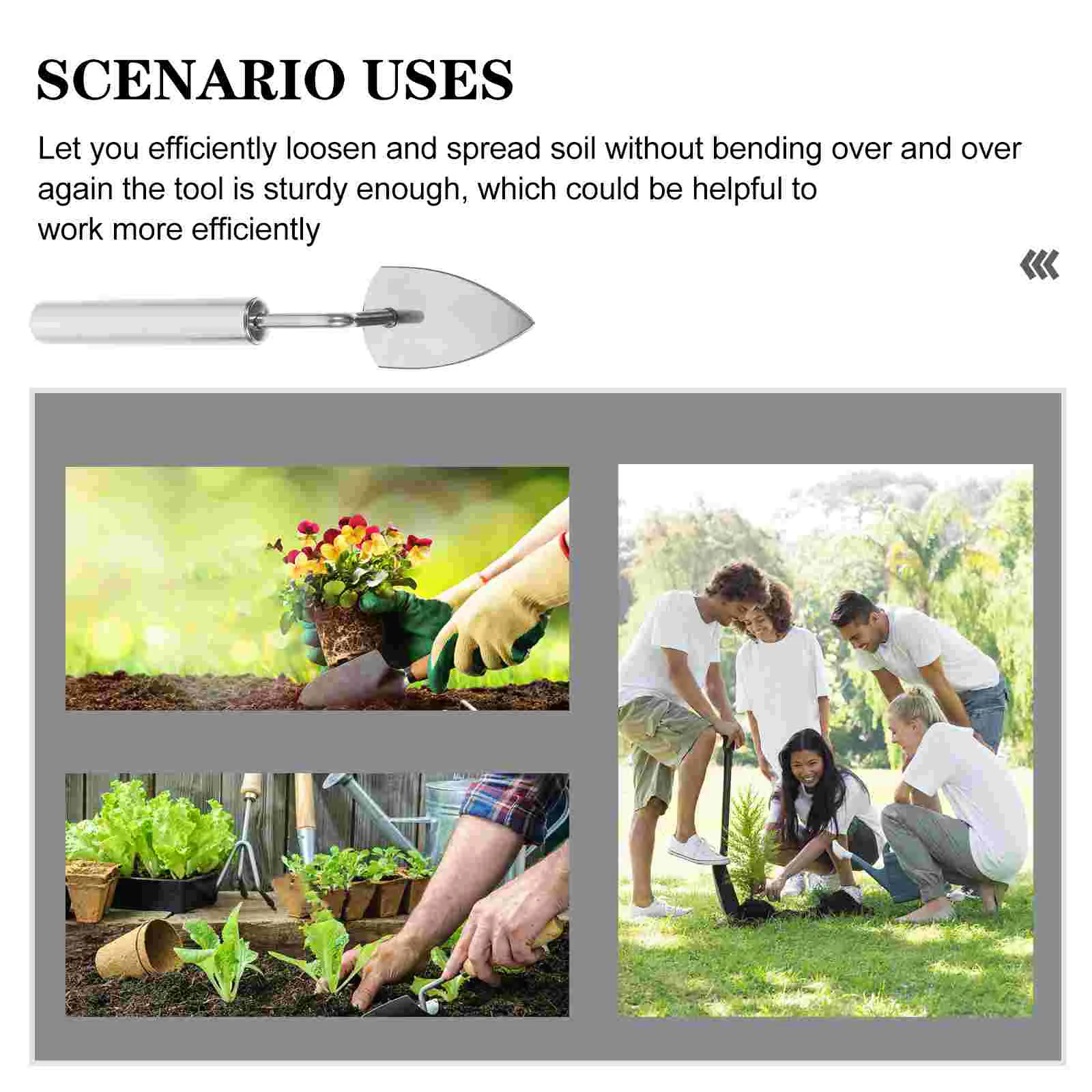 Pot Press Gardening Supply Hand Metal Soil Digging Tool Practical for Outdoor Tools Durable Planting