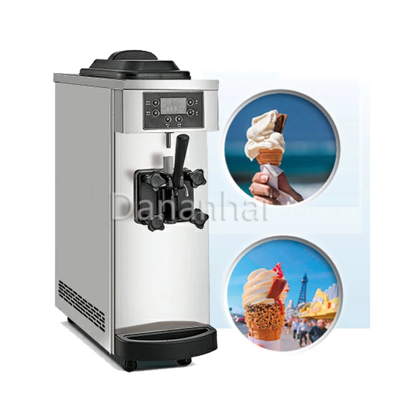 

Small Ice Cream Machine Professional Commercial Single Flavor Frozen Yogurt Machine